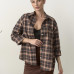 Фланелева жіноча сорочка
